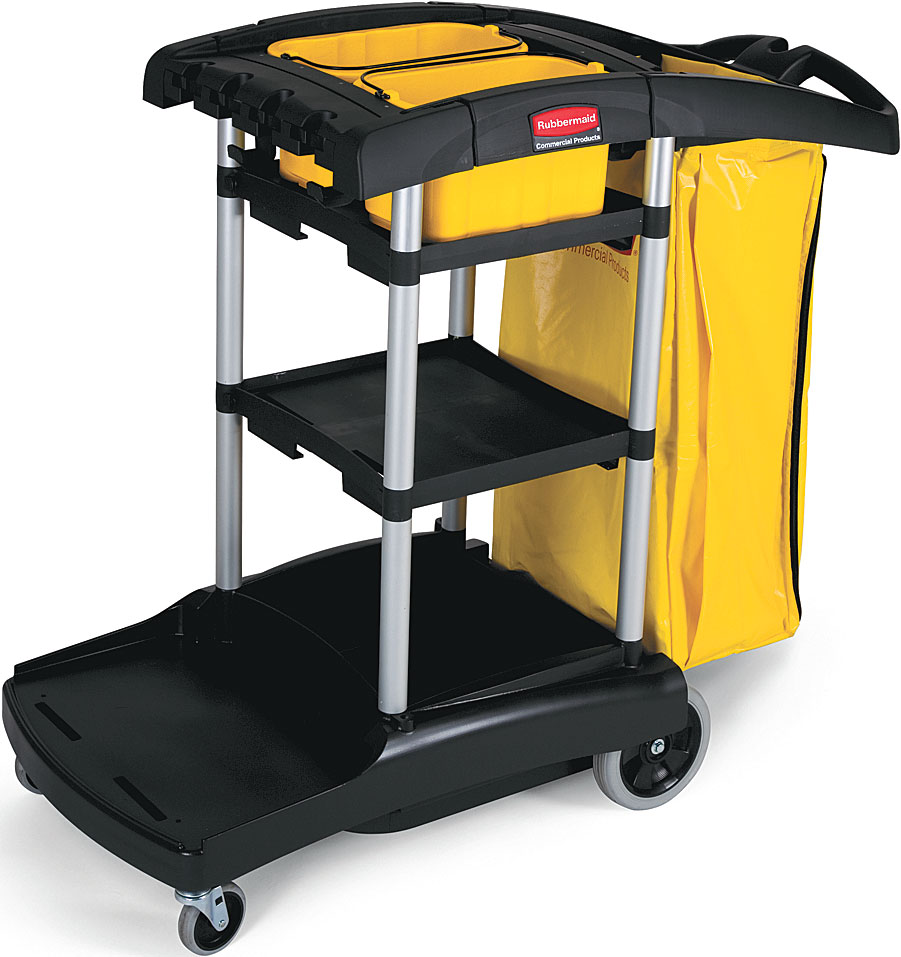 Rubbermaid High Capacity Cleaning Cart Model 9T72 