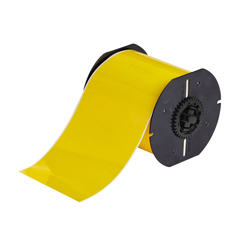 B30 Series ToughStripe Printable Floor Marking Tape - 101.6mm (W) x 30.48m (L), Yellow, B30C-4000-483YL-KT, Cartridge of 2 Rolls