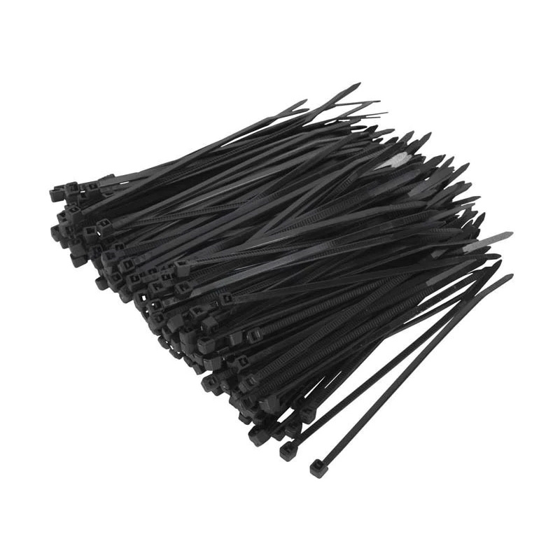 Light Duty Nylon Ties, Black, 2.5mm (W) x 100mm (L), Pack of 10