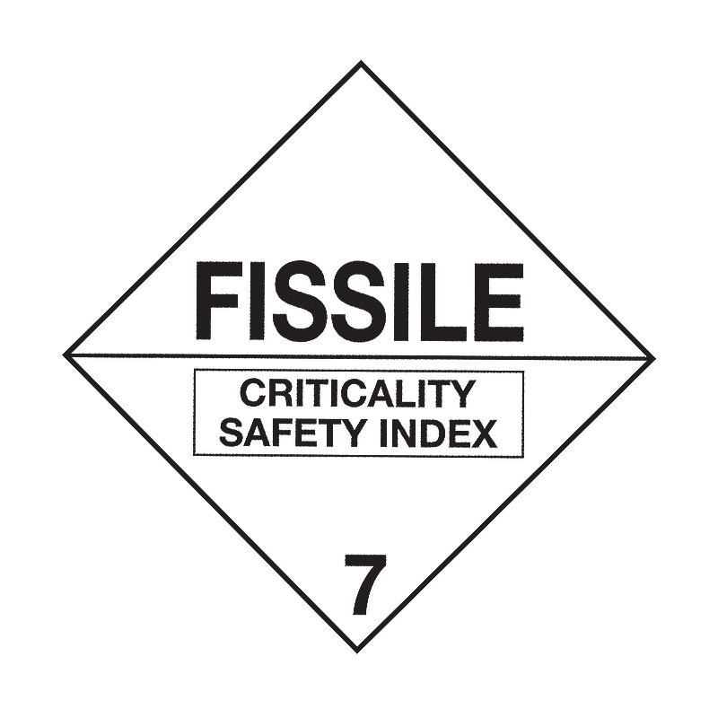 Fissile Critically Safety Index 7