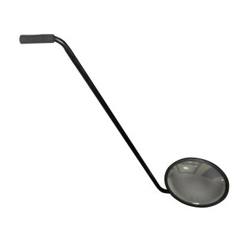 Convex Inspection Mirrors with Wheels - Round