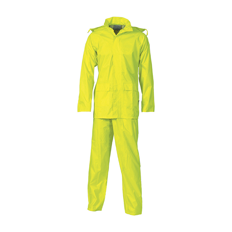 DNC Workwear Lightweight Rain Set - Large, Yellow