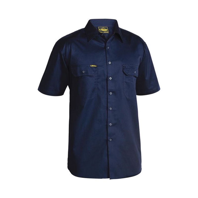 Bisley Cool Lightweight Drill Shirt - Short Sleeve 