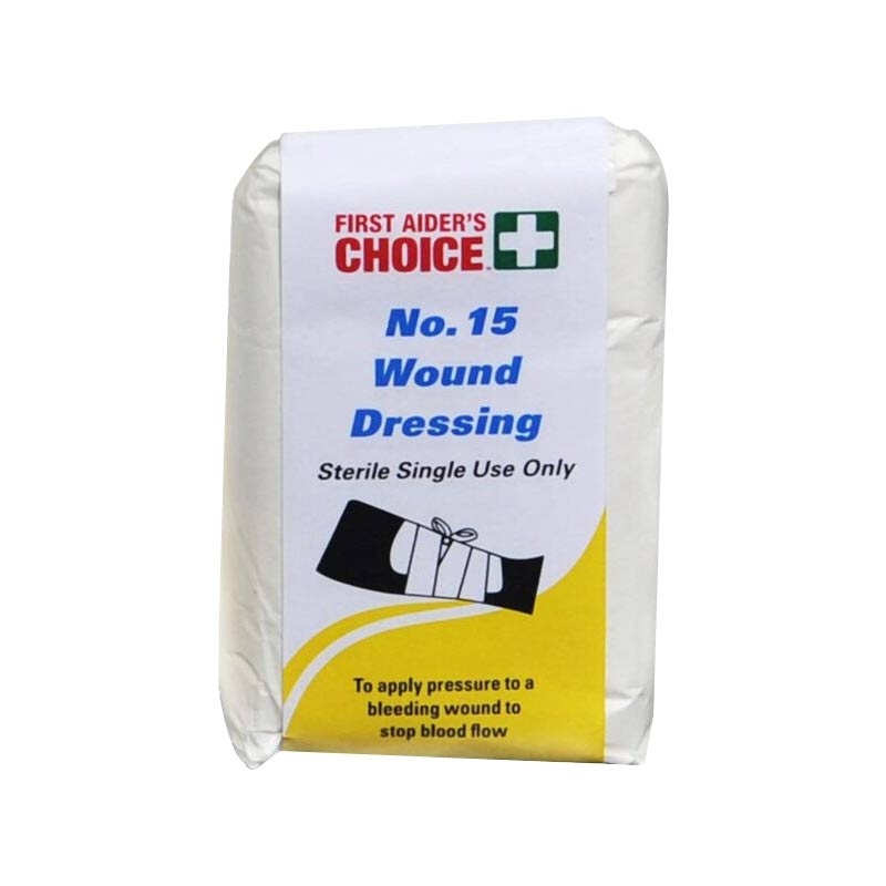 First Aiders Choice Wound Dressing Products, Wound Dressing No.15
