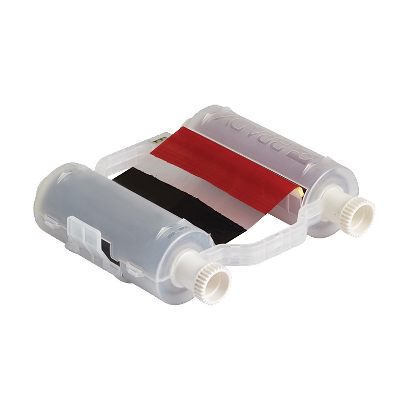 Brady B30 Series: Multi-Colour 'Panelled' Printer Ribbon - Black/Red