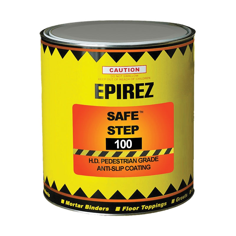 Epirez Safe Step 100 - 4L Anti-Slip Floor Coating, Heavy Duty Pedestrian Grade