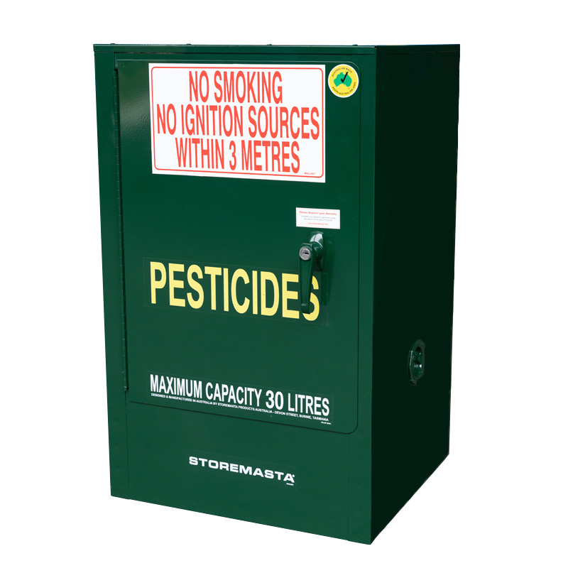 Pesticides Storage Cabinet 30L Dark Green