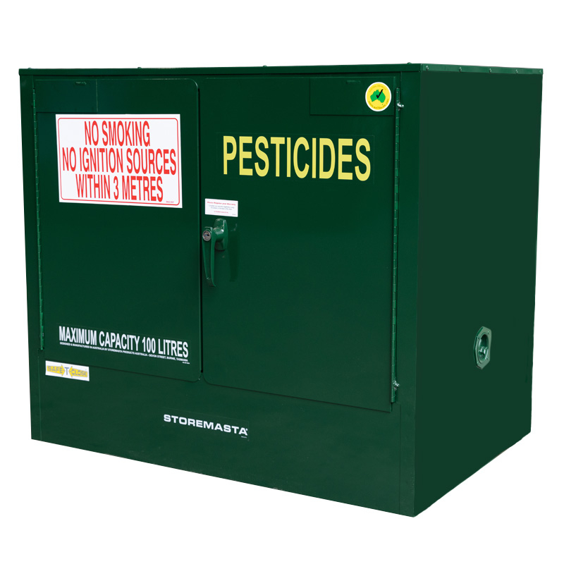 Pesticides Storage Cabinet 100L Dark Green