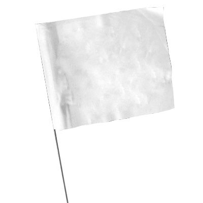 Marking Flags - White