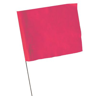 Marking Flags - Fluorescent Red