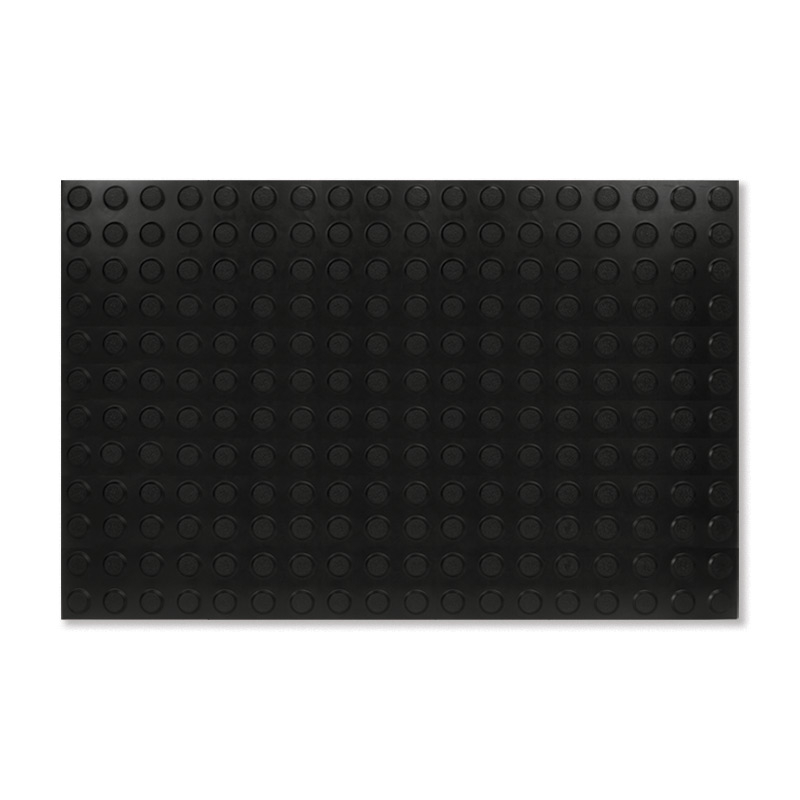 Tactile Indicator Warning PolyPad® Rubber 600 x 900mm Black