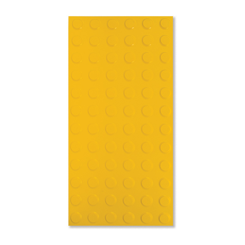 Tactile Indicator Warning PolyPad® Rubber 300mm (W) x 600mm (L) Yellow