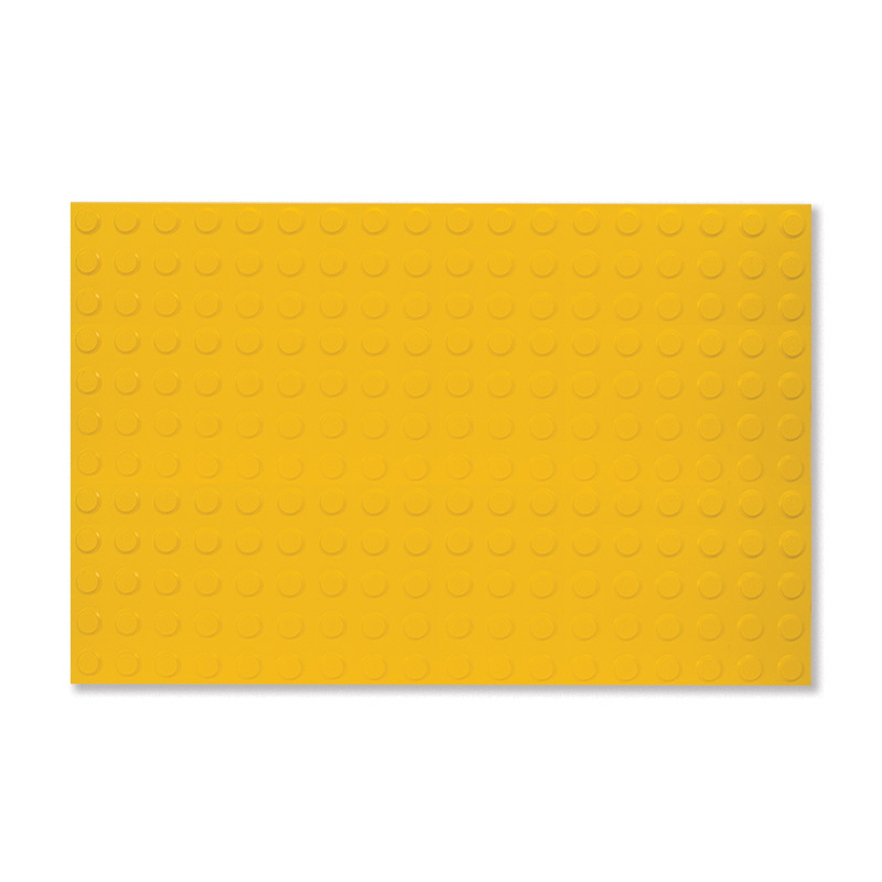 Tactile Indicator Warning PolyPad® Rubber 600 (W) x 900mm (L) Yellow