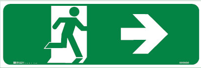 Signs For Aluminium Sign Frames - Running Man Right Arrow