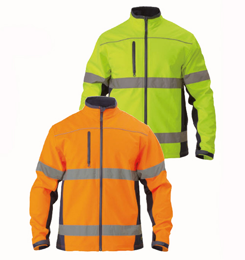 Bisley Soft Shell Jacket With 3M Reflective Tape