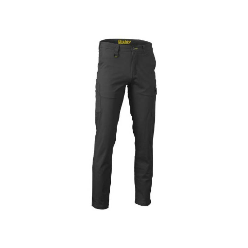 Bisley Cargo Pants Stretch Cotton Drill - Black, Size 77R