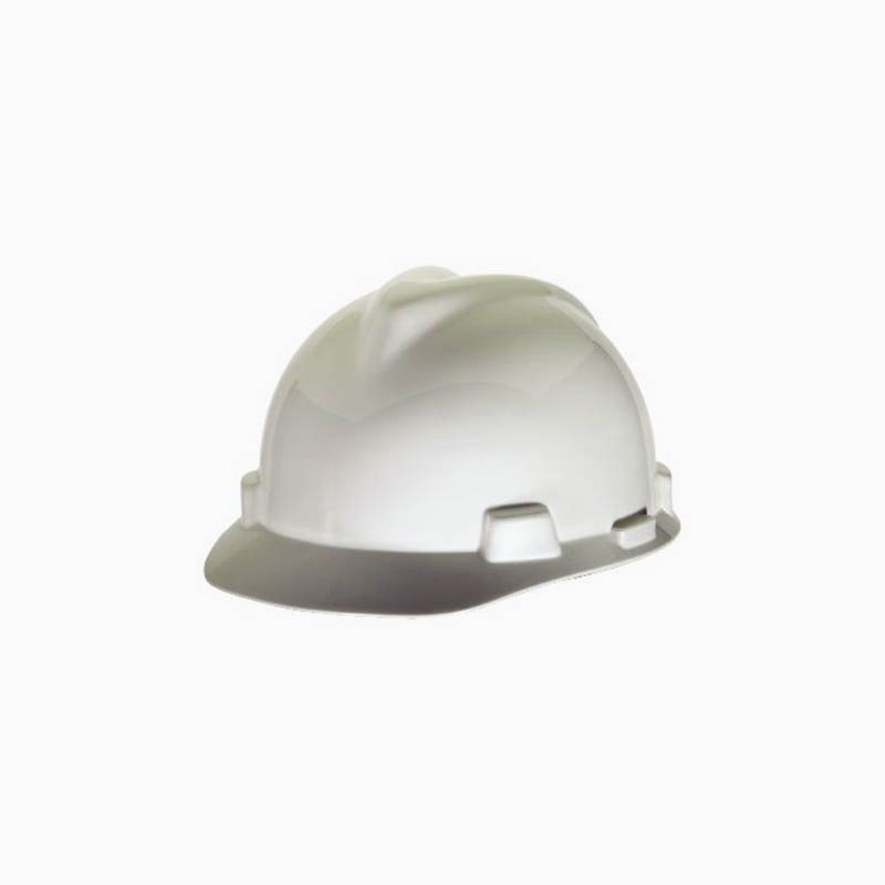 V-Gard Elite Hard Hat with Push Key Suspension - White