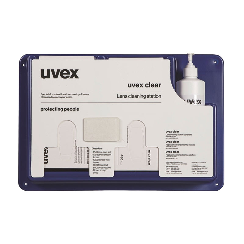 Uvex Plastic Lens Cleaning Station