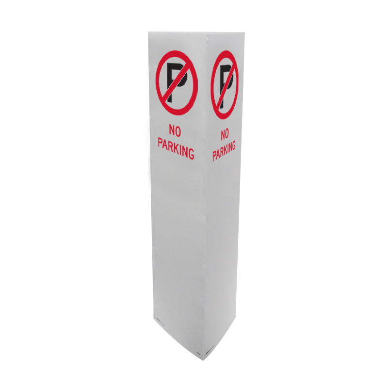 Bollard Signs - No Parking, Flute, 270 x 1000mm