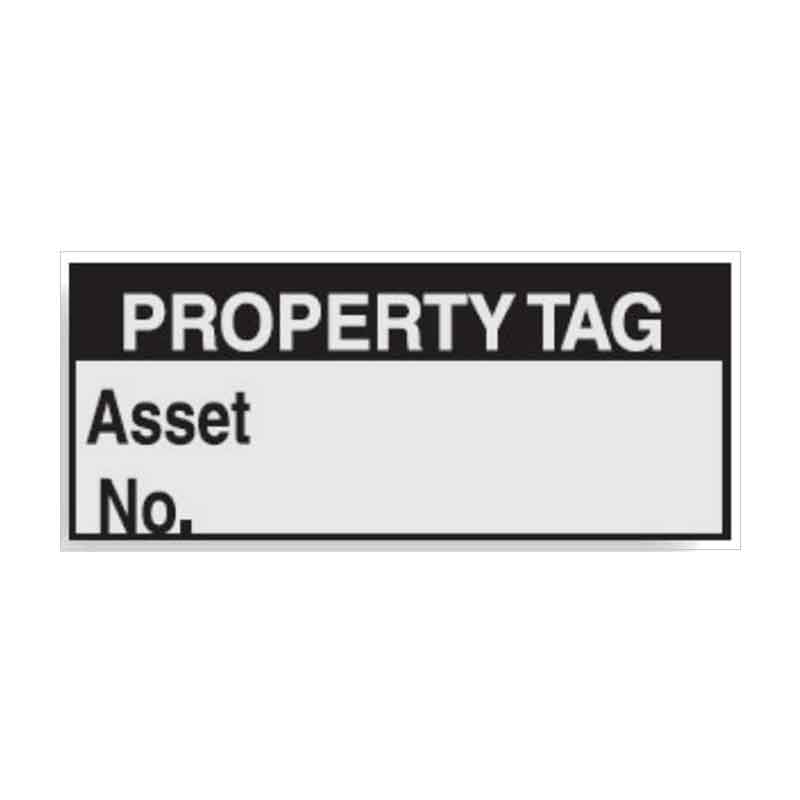 Self Debossing Foil Write On Labels - Property Tag, 38mm (W) x 15mm (H), 350 Labels Per Pack