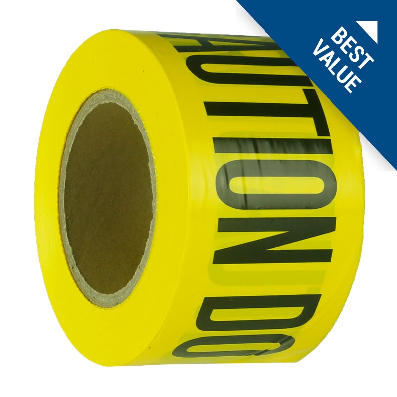 Heavy Duty Printed Barricade Tapes - Caution Do Not Enter