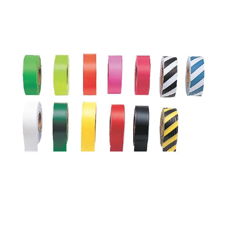 Plastic Flagging Tapes | Yellow Stripe