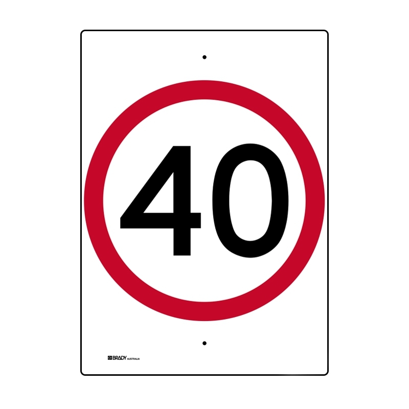 Regulatory School Signs - Speed Limit 40