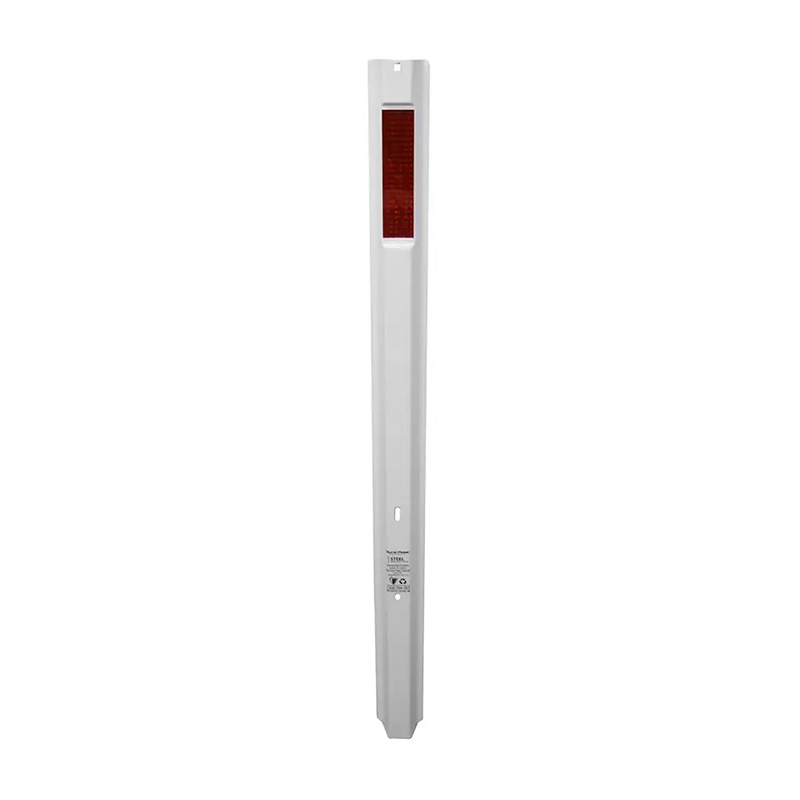 Dura-Post Steel Unboxed Guide Post Delineator with Reflective - 1350mm x 1.3mm White/Red