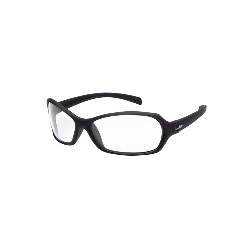 Bolle Hurricane Safety Glasses - Black Frame with Clear Lens