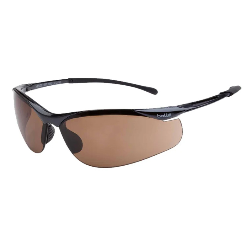 Bolle Sidewinder Safety Glasses, Bronze Lens
