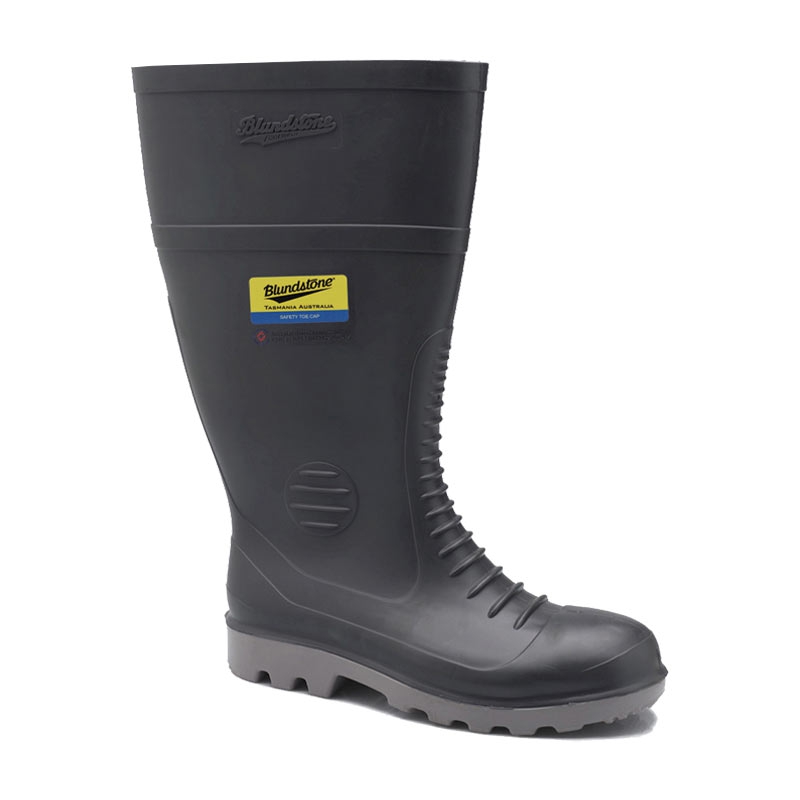 Blundstone Grey Safety Gumboot - Size 5