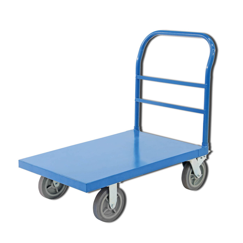 Flat Bed 4 Wheel Trolley