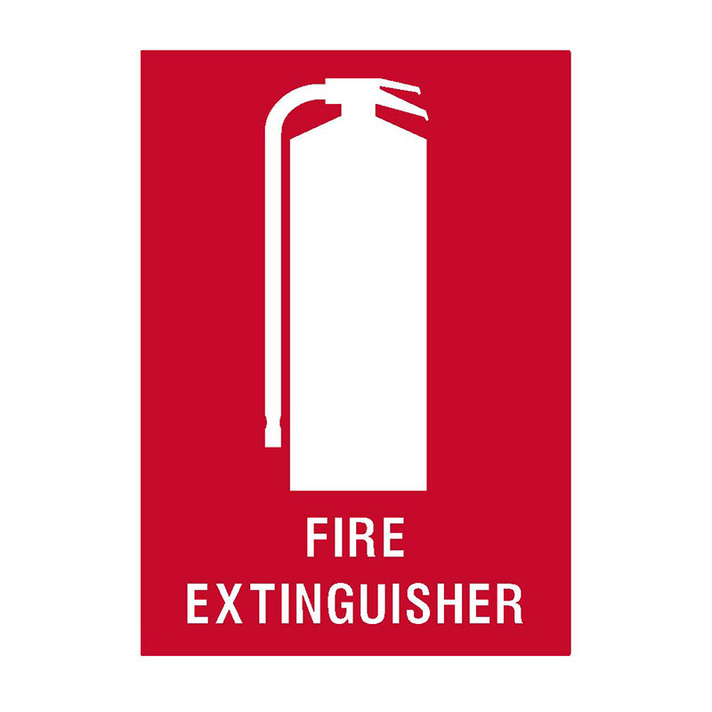 Fire Extinguisher Sign, 450mm (W) x 600mm (H), Flute