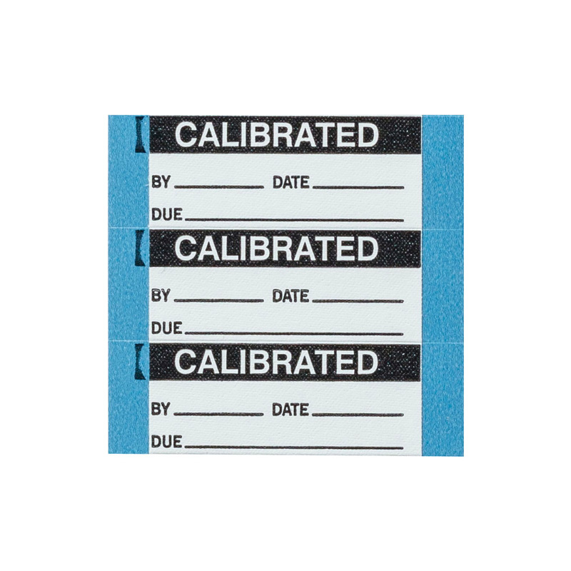 Calibrated Write-On Labels, Vinyl Cloth, Pack of 25