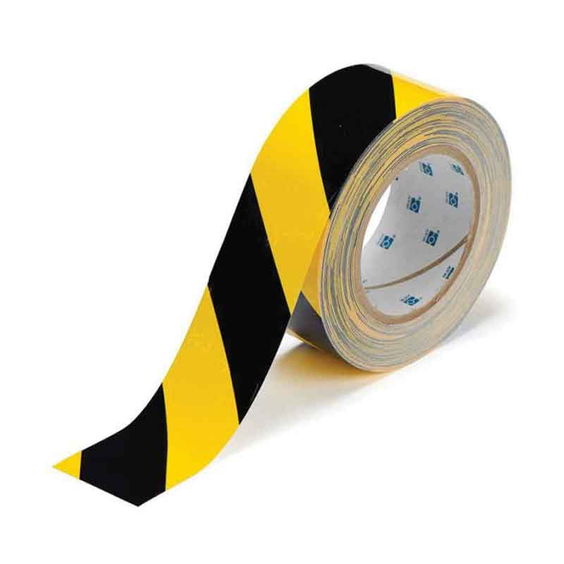 Brady Toughstripe Floor Marking Tape, 76mm (W) x 30m (L), Black/Yellow