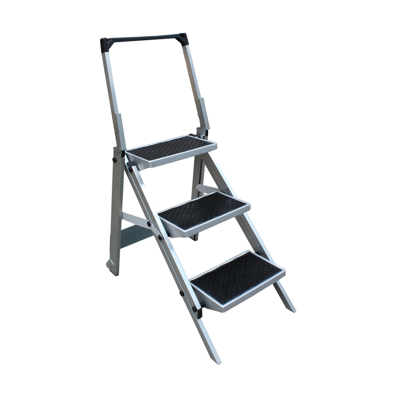 Monstar Compact Safety Ladder with Rail 3 Step, 680mm (H)