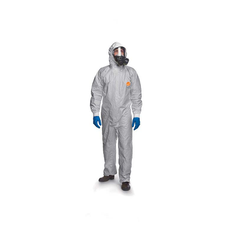 DuPont Tychem 6000F Hooded Chemical Coverall - Large