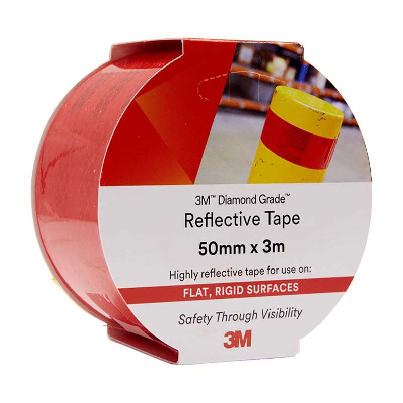 3M 983 Reflective Vehicle Marking Tapes - 50mm x 3m, Red