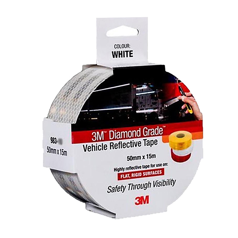 3M 983 Reflective Vehicle Marking Tapes - 50mm x 15m, White