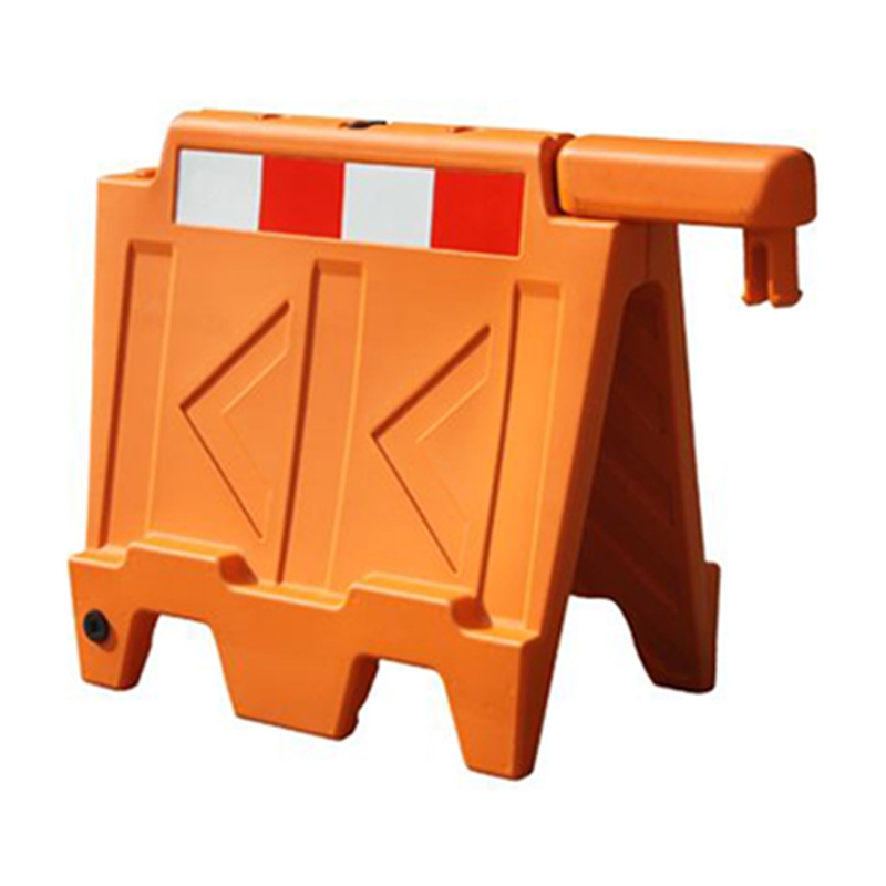 Stackable Water Filled Barrier - 800mm (W) x 550mm (H) x 1100mm (L), Orange
