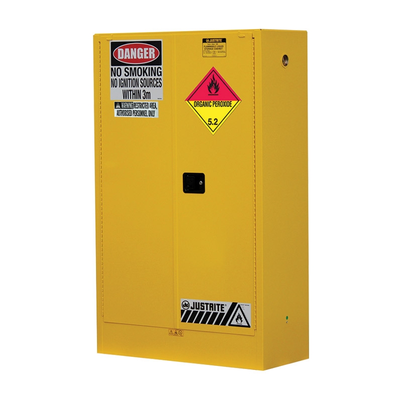 Organic Peroxide Storage Cabinet Class 5.2 100L Yellow
