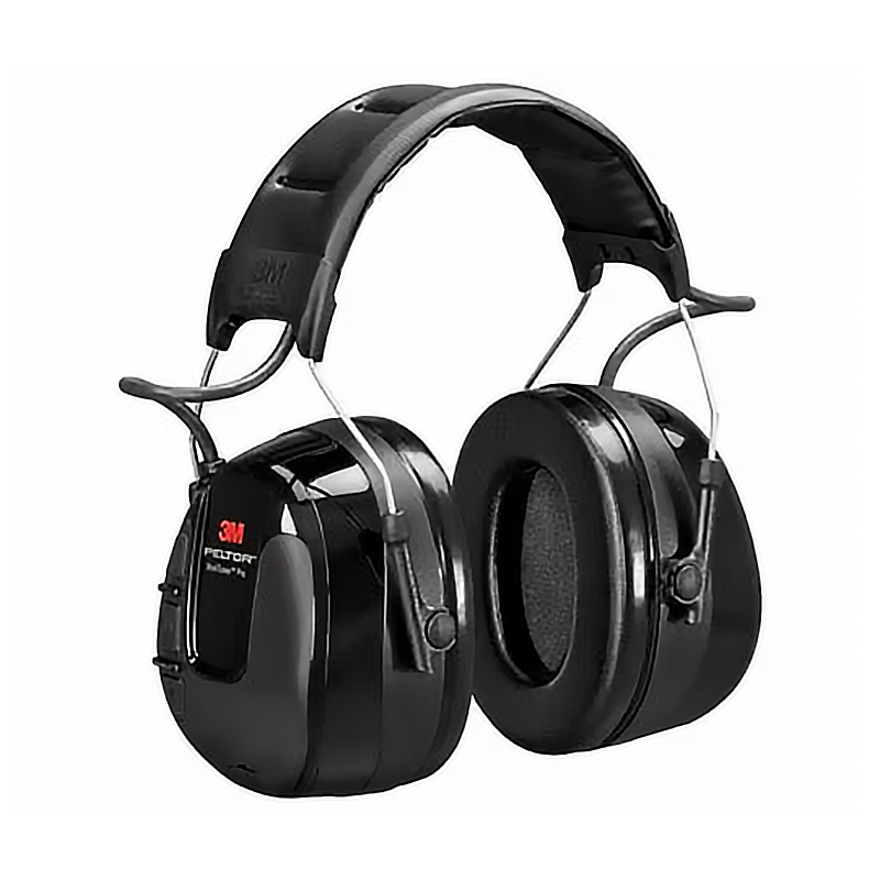 3M Peltor WorkTunes Pro AM/FM Radio Headset, HRXS221A, 32 dB, Headband, Black