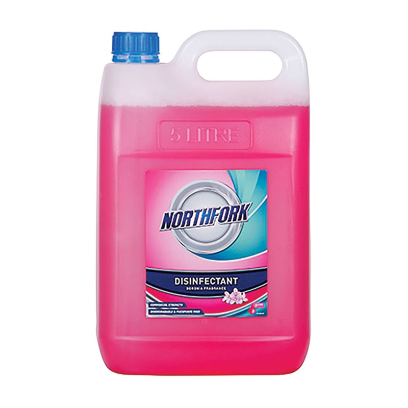 Northfork Commercial Grade Antibacterial Disinfectant - Boronia Floral Fragrance 5L