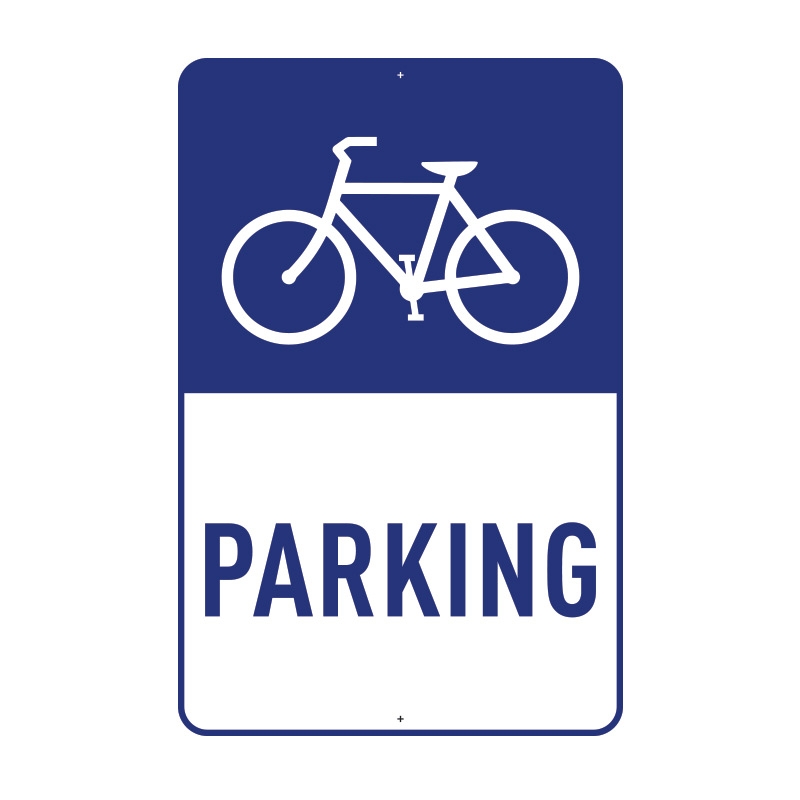Parking Sign - Bicycle Parking W300mm x H450mm