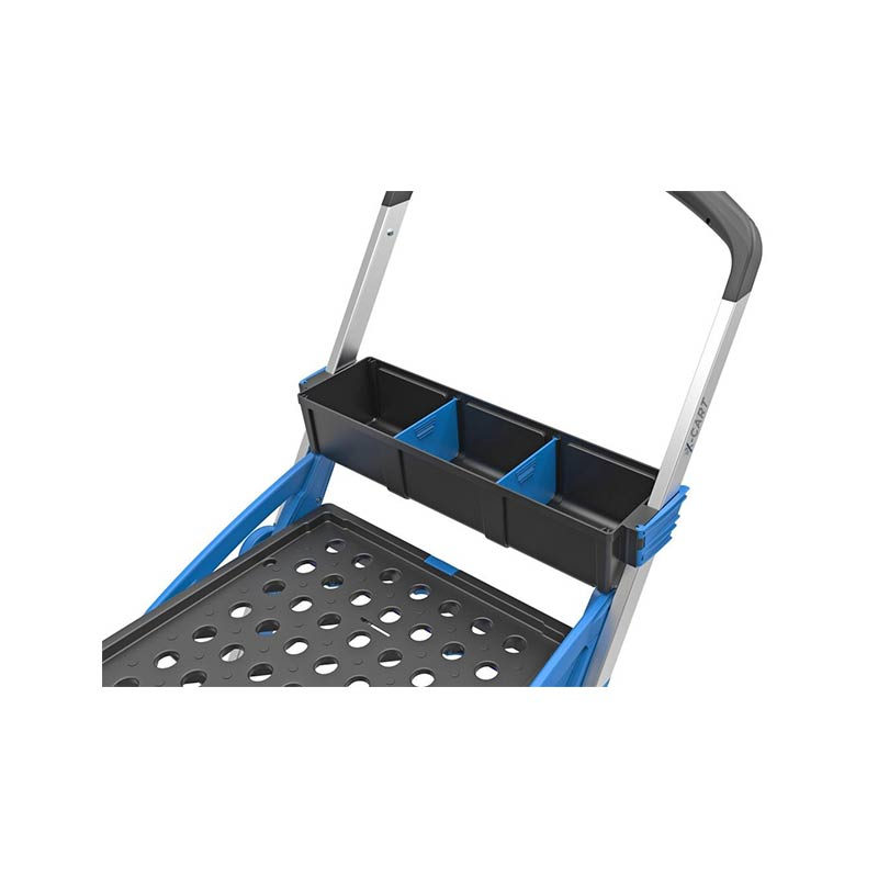 V Cart Trolley Handle Tool Box Utility Tray with Dividers