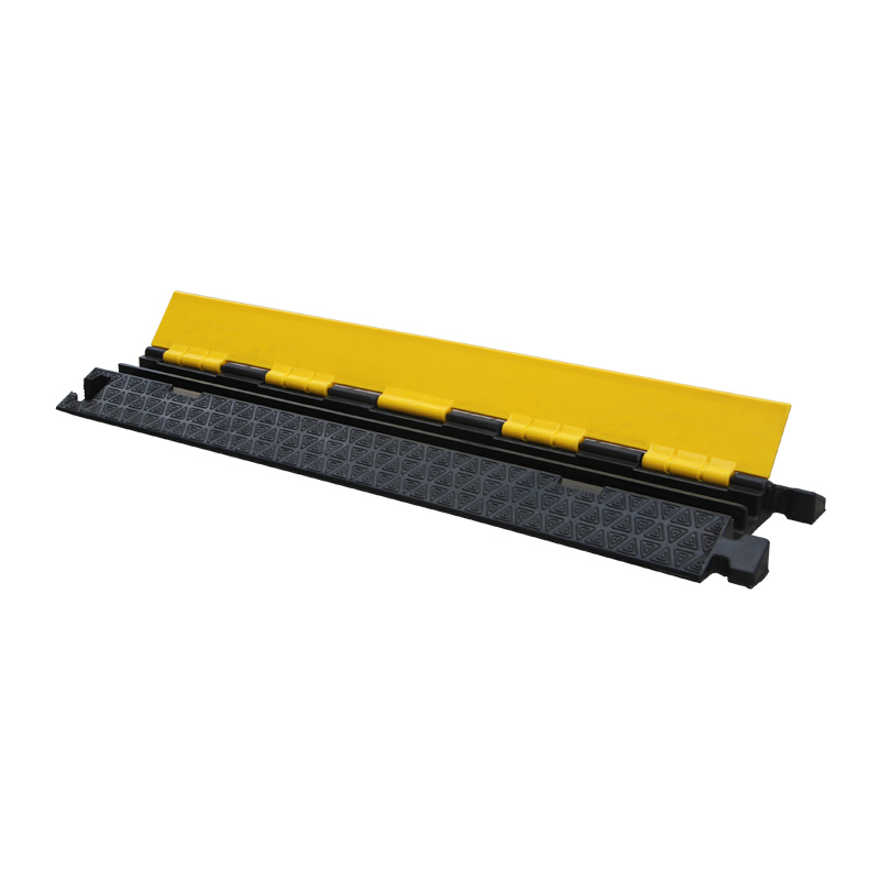 Cable Protector 2 Channel Rubber 250mm (W) x 45mm (H) x 900mm (L)