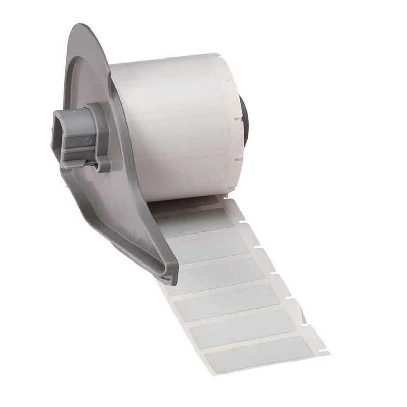 Metalised Solvent Resistant Matte Grey Polyester Labels for M7 Printers - 12.70 mm (H) x 38.10 mm (W), M7-29-428, Roll of 500 Labels