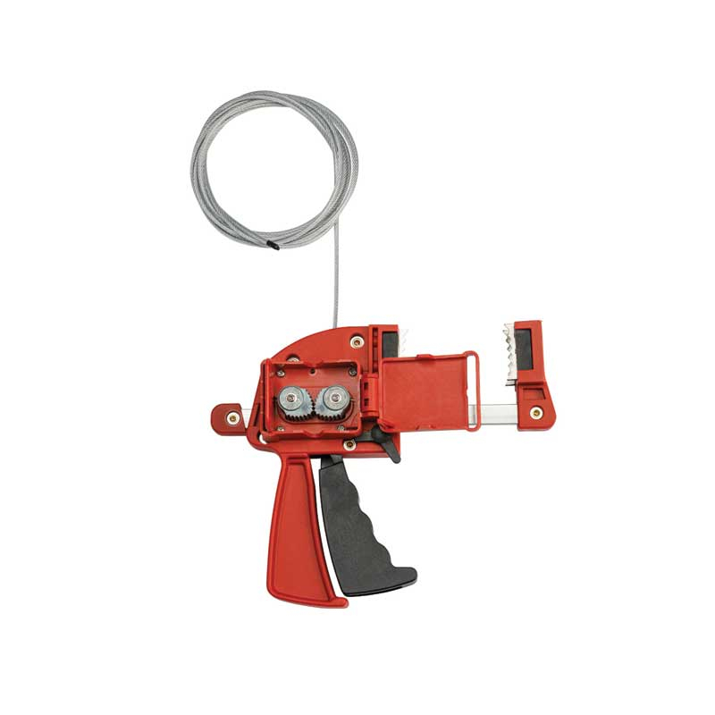 Clamping Cable Lockout, Red