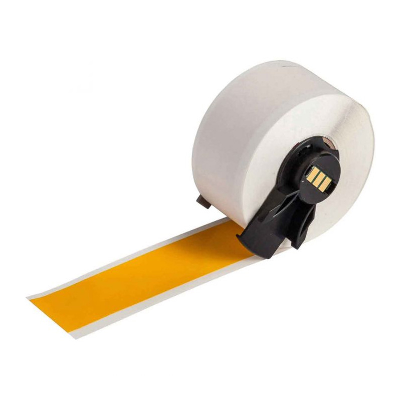 Multi-Purpose Vinyl Label Tape for M6 & M7 Printers - 25.40 mm (W) x 15.24 m (L), Yellow, M6C-1000-439-YL, Roll of 15.24m