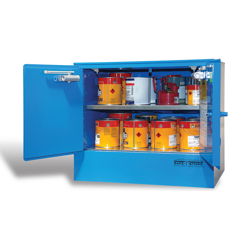 Corrosive Substance Storage Cabinet 100L Blue